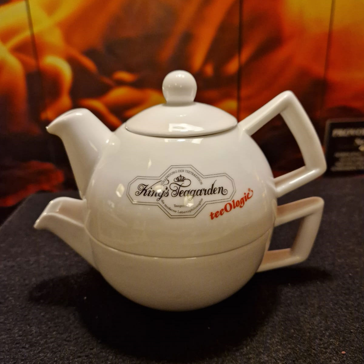 Kings Teagarden Doppelkanne weiss